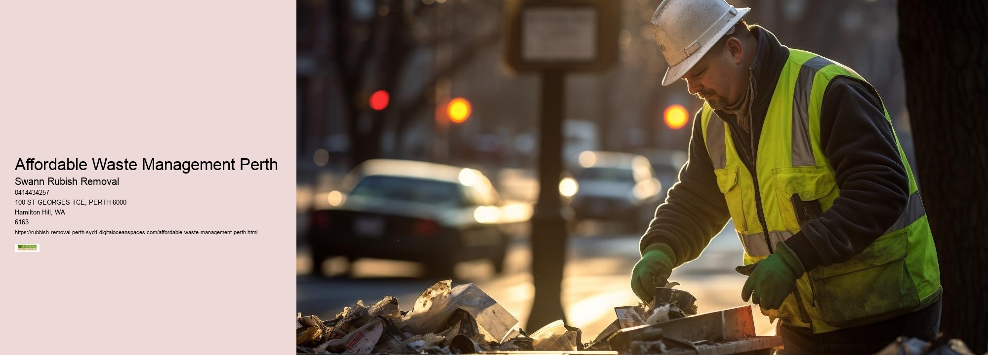Residential Rubbish Removal Perth