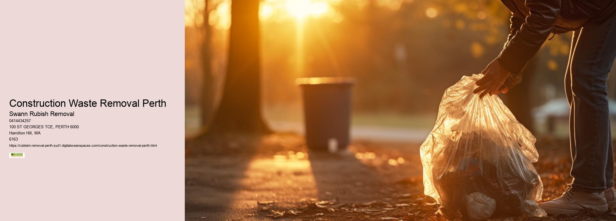 Construction Waste Removal Perth