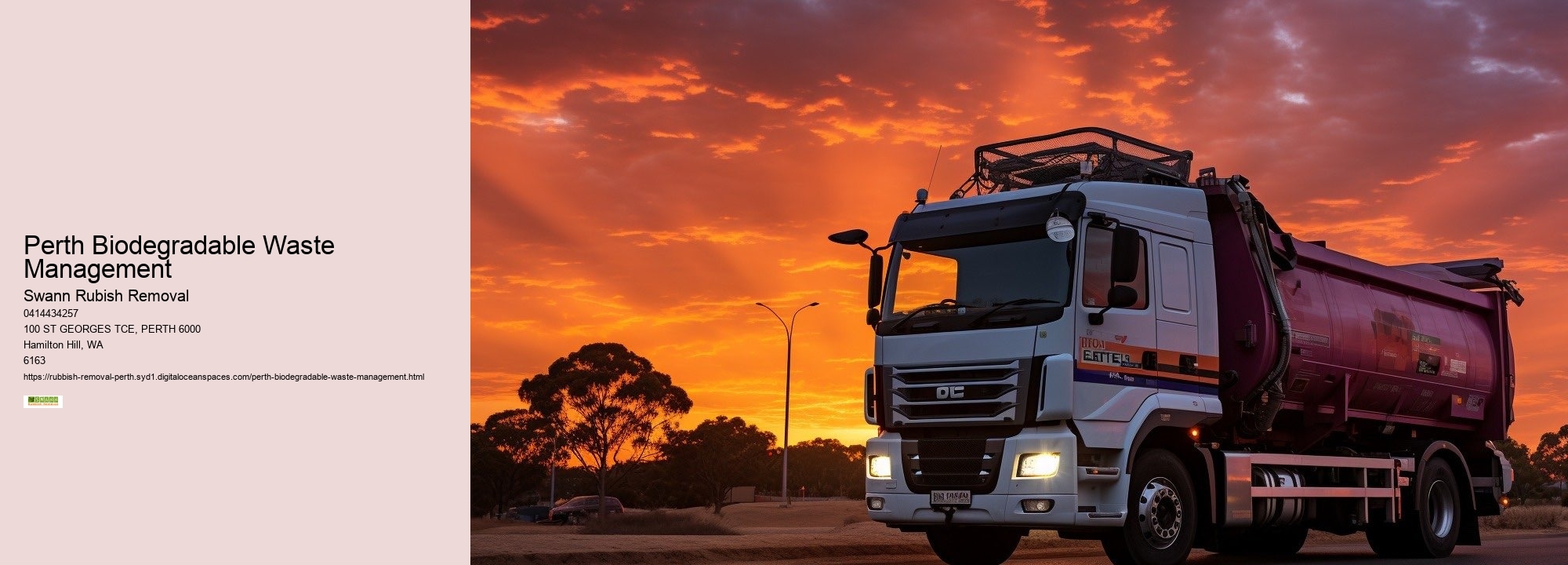 Perth Biodegradable Waste Management